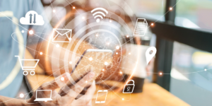 illustration revealing some of the many marketing channel options available to consumers